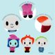 thumbnail image 3 of Figura de Juguete KIDS PREFERRED Nightmare Before Christmas - Pack de 3, 3 of 6
