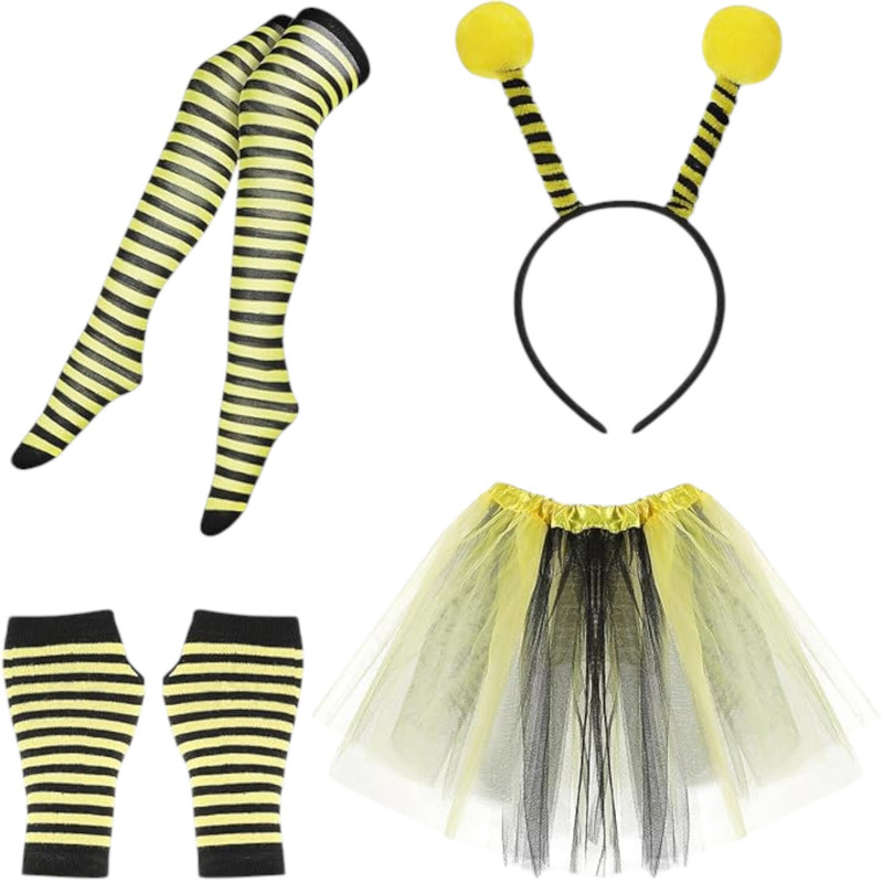 Red Sale - Accesorios Disfraz Abeja Animal Cintillo Guantes Cosplay Mas