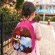 thumbnail image 5 of Pájaro Loco Mochila Escolar para Niños y Niñas, Mochila Infantil Ligera de Alta Calidad, Grande y Duradera ROSA, 5 of 6