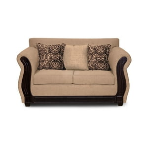 Adonis Leudh - Sofá 2 Personas Caburgua Tela Lisa Beige