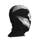 thumbnail image 5 of Pasamontañas con capucha Mask INNTURT Ghost, diseño de calavera, tela blanca, hecha a mano, 5 of 6