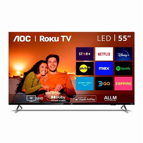 Smart Tv Aoc Led Uhd 4K 55"" 55U6125-43I - Caja Reciclada