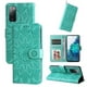 thumbnail image 1 of Funda tipo cartera FOXDOCK para Samsung Galaxy S20 FE , diseño girasol en relieve, cuero PU, cierre magnético, soporte y tarjetero, 1 of 5