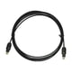 thumbnail image 3 of Cable De Audio Auxiliar Optico 3mts Negro, 3 of 5
