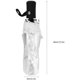 thumbnail image 5 of Paraguas automático transparente de tres pliegues, paraguas de viaje transparente de moda, paraguas de lluvia transparente, 5 of 7