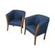 thumbnail image 2 of Sitiales Esmeralda Lino Azul, 2 of 3