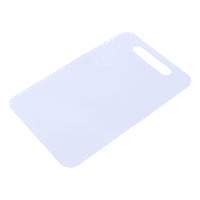 Genérico - Tabla De Cortar Picar Plastica Antibacterial 37X24Cms Blanca Lisa Blanco