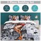 thumbnail image 5 of Baki The Grappler Anime Home Bed 3-piece Set Classic Japanese Anime Polyester Wash Student Dormitory Set, 5 of 5