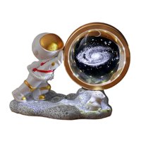 Ioensy - Lámpara De Mesa Decorativa Con Luz Nocturna De Bola De Cristal 3D Para Dormitorio, Escritorio, Cumpleaños, Estilo A