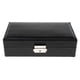 thumbnail image 5 of Caja De Exhibición De Almacenamiento De Joyería Portátil De Cuero De Pu Multifunción Negro, 5 of 5