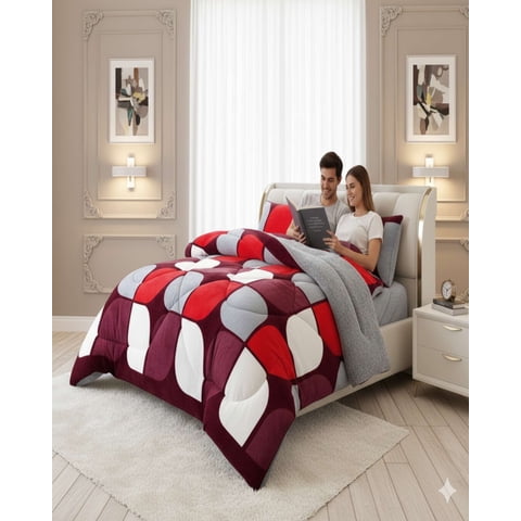 Mylhogar - Set De Cubrecama Con Chiporro Mas Sabana 2 Plaza Extra Suave Térmico Premium