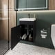 thumbnail image 2 of Mueble Vanitorio Con Lavamanos Flotante Oxford 1 Puerta 54,1x32,5x39,6 cm Wengue, 2 of 12