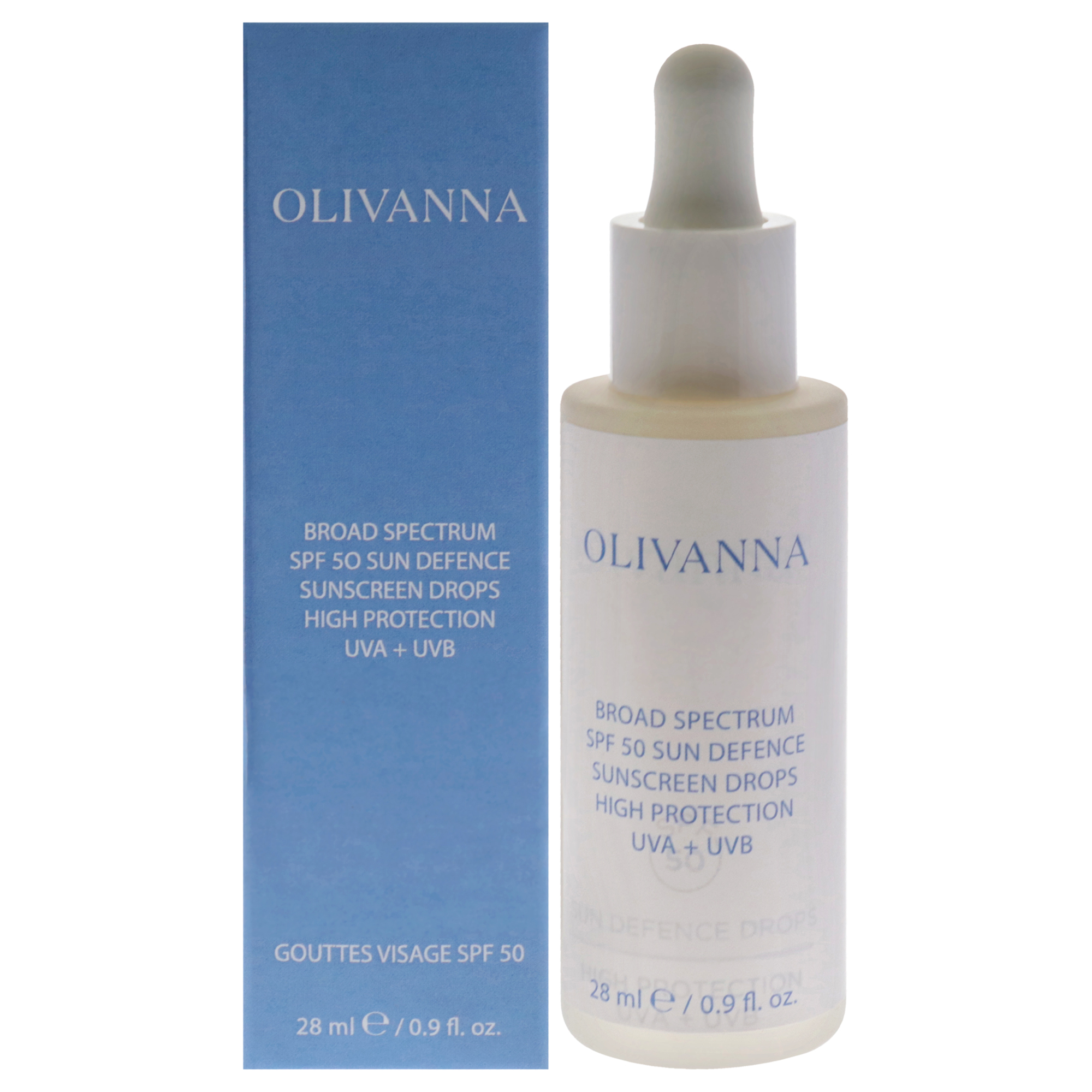 Olivanna - Gotas De Protección Solar Sun Defense De Alta Protección Fps 50