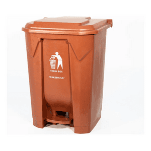 Wakeshome - Basurero Contenedor De Basura 50 Litros Cubo De Basura