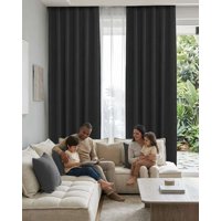 Mylhogar - Juego De Cortinas Blackout Premium Engomadas