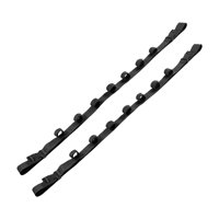 Magideal - Soporte Para Caña De Pescar Para Coche, Correa Para Cinturón, Soporte Para 7 Cañas, Fácil De Instalar, Transportador Universal Para Caña De Pescar Par Negro