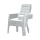 thumbnail image 5 of Silla Sillon Plastico Terraza Playa Cafe 81x67x69cms Gris, 5 of 5