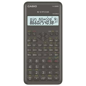 Casio - Calculadora Cientifica 240 Funciones Negro Fx-82Ms