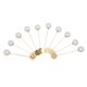 thumbnail image 1 of 10 Uds. Broche De Perlas, Alfiler De Cuello, Alfiler De Solapa, 15mm, Dorado, 1 of 3
