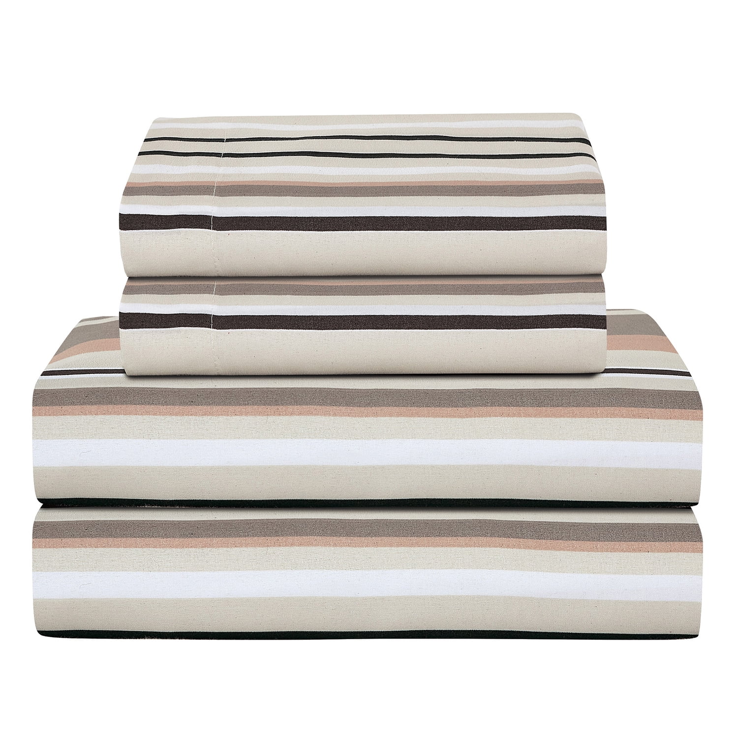 Sabanas Andes Microfibra Estampada Líneas Gris