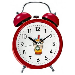 Gen - Reloj Vintage Campana Retro Campanilla Despertador Alarma Fuerte Multicolor
