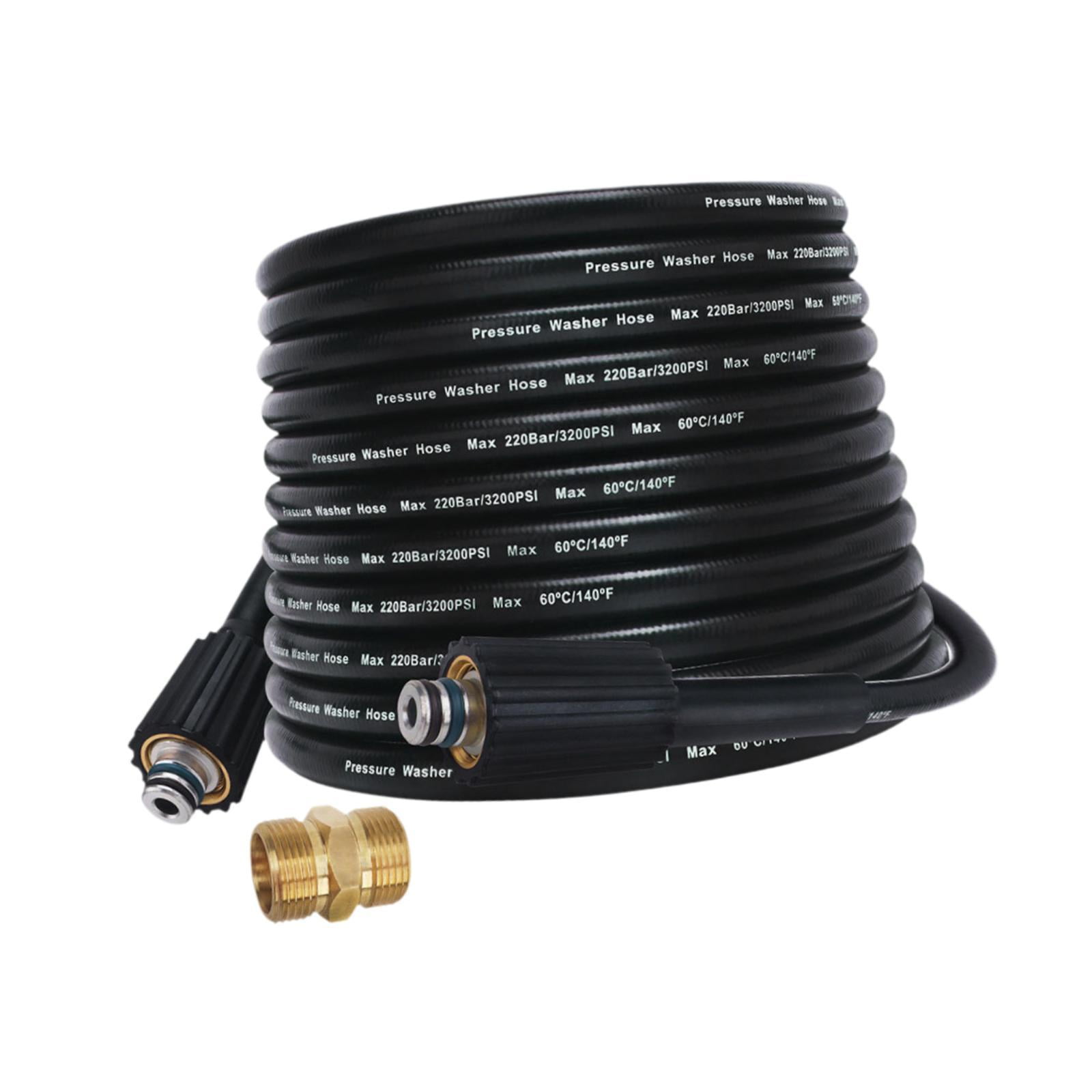 Magideal - Manguera De Hidrolavadora Y Acoplador De Extensión De Primera Calidad, Resistente Al Desgaste, Conexión Rápida Para Máquina De Limpieza De Alta Presió 10 Metros