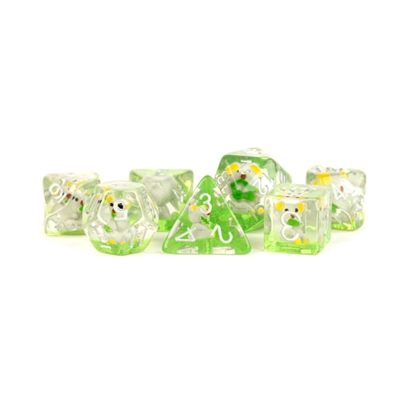 Juego de dados Metallic Dice Games Poly Koala w/Silver (7)