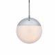 thumbnail image 1 of Lámpara Colgante Elegant Lighting LD6034C Cromo Esmerilado 25 cm, 1 of 9