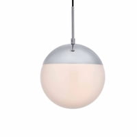 Living District - Lámpara Colgante Elegant Lighting Ld6034C Cromo Esmerilado 25 Cm