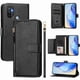 thumbnail image 1 of Funda tipo libro para OPPO A53S 4G con bolsillo con cremallera, cierre magnético, 7 ranuras para tarjetas y correa para la muñeca., 1 of 6