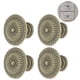 thumbnail image 2 of Perilla de cajón vintage de bronce de 4 piezas, perillas de puerta de gabinete retro de 24 mm, manijas de cajón, perilla de muebles, perillas de tocador, juego de perillas de cajón, perilla para, 2 of 8