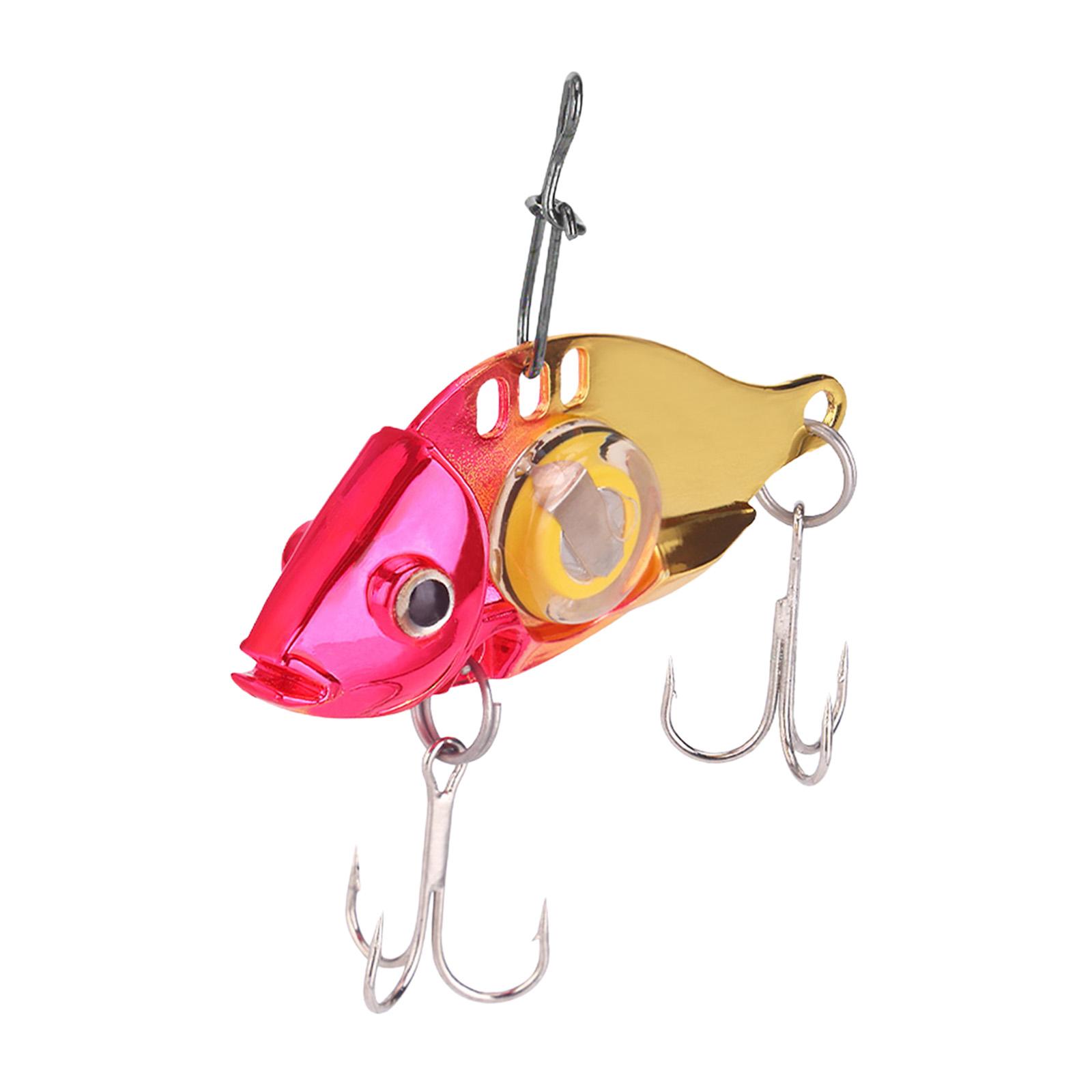 Magideal - Señuelo De Pesca Led, Cebo De Pesca, Aparejos De Pesca, Crankbaits Iluminados, Luz De Pesca Profunda Para Lubina, Trucha, Pesca De Agua Dulce