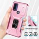 thumbnail image 2 of Funda Armada para Motorola Moto G Power 2022 con Tapa Deslizante y Soporte Magnético Giratorio Rosa, 2 of 5