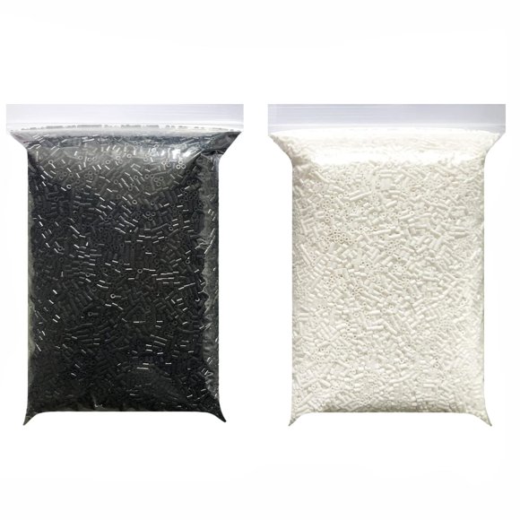 Cuentas de fusión ZLLBTMO 2.6 mm 20 000 piezas negro/blanco