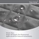 thumbnail image 4 of Funda de sofá Easy-Going Global reversible con 3 cojines, color gris, 4 of 9