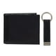 thumbnail image 1 of Set de tarjeteros minimalistas Calvin Klein de piel negra, 1 of 3