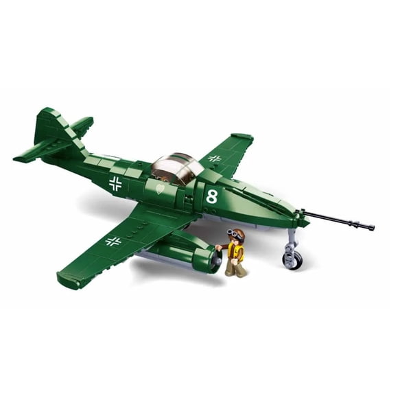 Avión Caza Messershmitt 262, compatible Lego