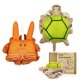 thumbnail image 1 of Esponja de Baño Dewlavelle para Niños – Tortuga y Conejito (Pack de 2), 1 of 7