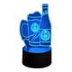 thumbnail image 2 of Lampara Ilusion 3D Vaso y Cerveza Red Horse de 7 colores, Base touch, 2 of 7
