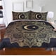 thumbnail image 1 of Star Moon Quilt Duvet Cover Set Bedclothes Home Textiles Pillowcase3-Piece Bedding Set, 1 of 5