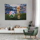 thumbnail image 4 of FIFA Tapiz Temático Anti-Bolitas, Regalo Colgante de Pared, Fondo para Habitación, Dormitorio, Fans, Pancarta de Fondo, Suministros de Decoración para Fiesta de Cumpleaños 75*100CM,30", 4 of 6