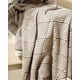 thumbnail image 4 of Mantas para sofas camas u oficinas con pompon 130x150 cm Café, 4 of 4