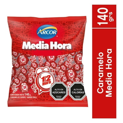 Caramelos Media Hora 140 G Arcor