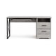 thumbnail image 4 of Escritorio Home Office 120 cm Grey con Cajones y Estructura Negra, 4 of 13
