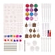 thumbnail image 2 of Kit de herramientas para joyería de resina de silicona, 107 piezas, accesorios de bricolaje para hacer joyas, decoración de flores con destellos, 2 of 5