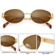 thumbnail image 4 of Lentes de Sol Retro Ovalados DIMENSIP Dorados de Metal para Hombre y Mujer, 4 of 5