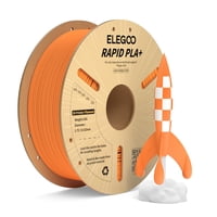 Filamento Para Impresora 3D Elegoo Rapid Pla Plus De 1,75 Mm, Naranja, 1 Kg