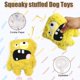 thumbnail image 2 of Juguete de Peluche HUGEME Monster Chirriante Amarillo para Perro, 2 of 9