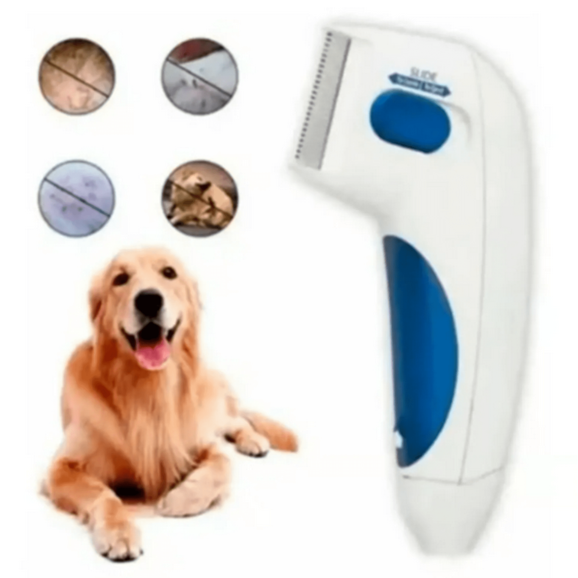 Genérico - Peine Mata Pulgas Perros Y Gatos Mascotas