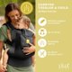 thumbnail image 2 of Mochila portabebés Líllé Baby Carry On Airflow Black 11-27 kg, 2 of 9